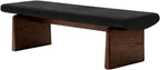 Modern Wooden Sofa Bedroom Bed end Bench Hotel Leisure Entryway(XXL)