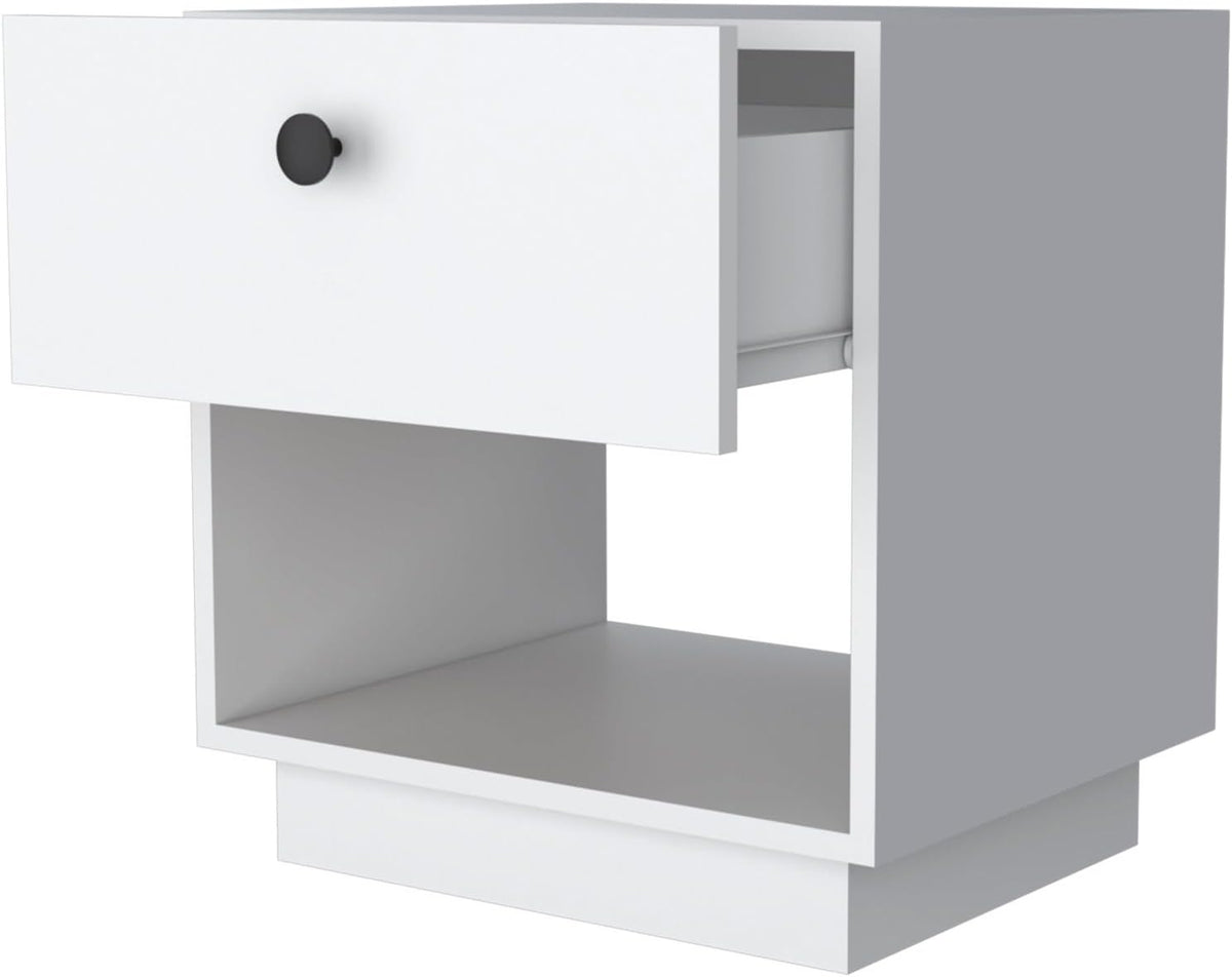 1-Drawer Nightstand,Single Door Cabinet,for Small Spaces