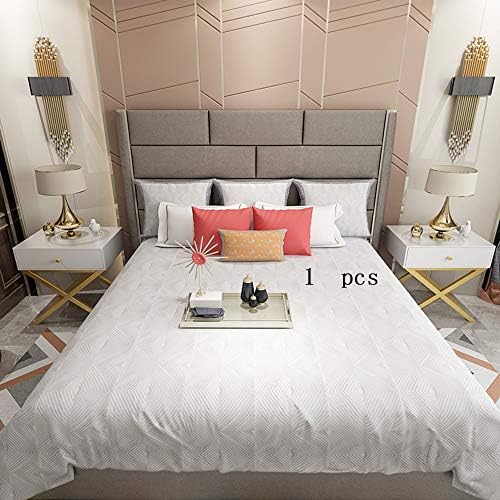 Telephone Table, Bedside Table with 1 Drawer Storage Rack Living Room Sofa Side Table Telephone Table L40W41.5H59CM(White