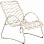 Outdoor Patio Lounge Chair (Set of 2) – Iron Frame & Plastic Wicker
