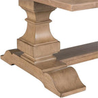 Pemberly Row 3 Piece Cocktail Table Set, Rubberwood and Rustic Birch Veneers, Camel Beige Finish, Includes Rectangular Coffee Table and 2 End Tables, Storage Drawer, Open Shelf, Traditional Living