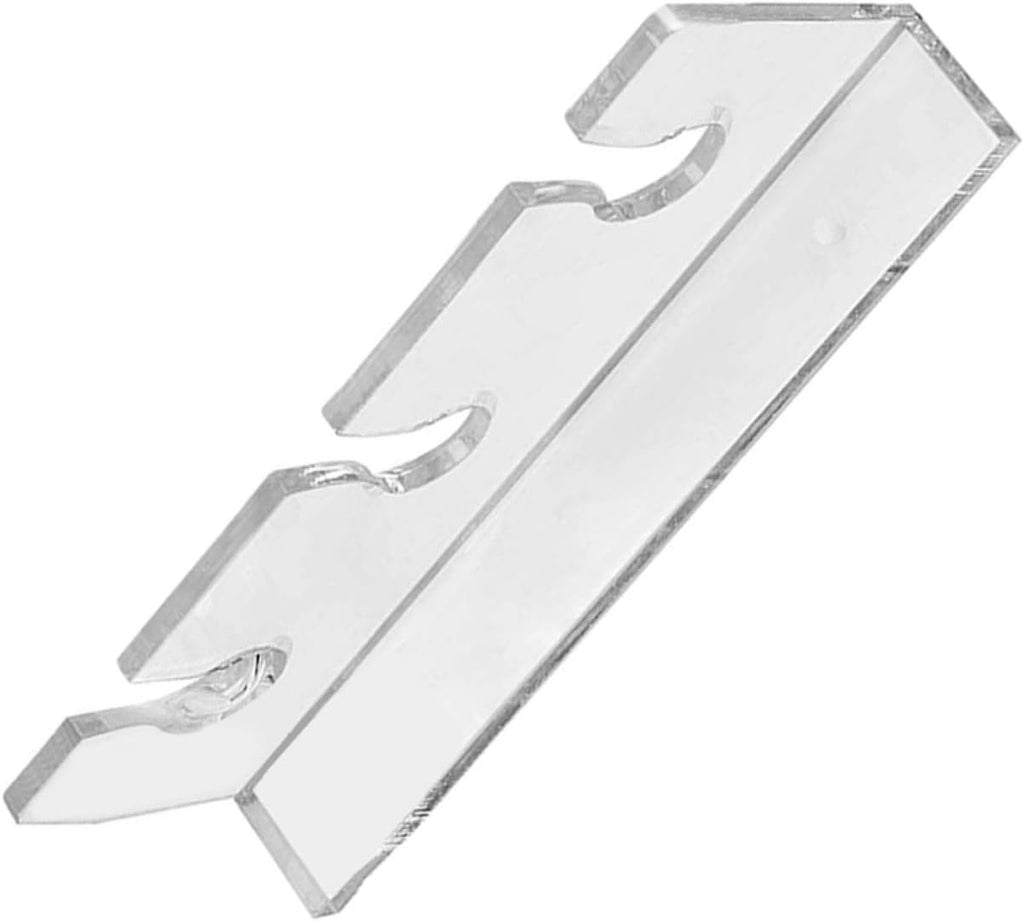 Wall-Mounted Acrylic Wine Glass Holder - 3 Positions Wine Storage Rack for Glasses Storage Hanger Space-Saving Goblet Rack