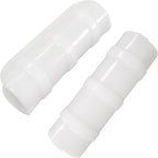 FDXGYH 20 Pcs Greenhouse Film Clamps ABS Snap ClampTube Clip Garden Buildings Tube Clip for 1" PVC Pipe（White）