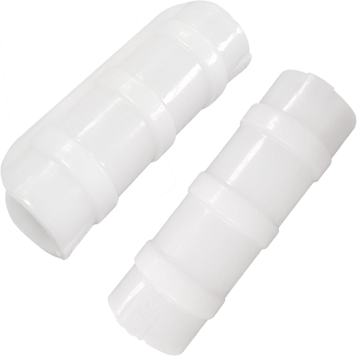 FDXGYH 20 Pcs Greenhouse Film Clamps ABS Snap ClampTube Clip Garden Buildings Tube Clip for 1" PVC Pipe（White）
