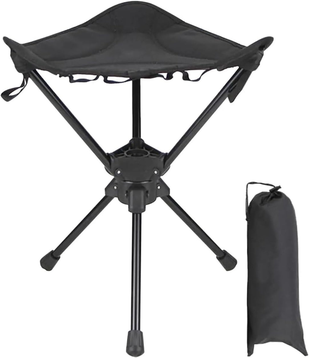 Folding Stool Swivel Slacker Chair Adjustable with Storage Bag | Folding Stool Swivel Slacker Chair Adjustable With Storage Bag Fold Up Fishing Rest For Camping BBQ Beach Garden