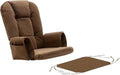 5 PCS Glider Rocker Cushions Set - Non-Slip, Washable & Thickened Replacement Cushions with Ottoman Cover & Storage Pocket - Ideal for Comfortable Glider Rockers