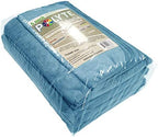 POLYTE Oversize, 60 x 30 in., Quick Dry Lint Free Microfiber Bath Towel Set, 6 Piece (Blue)