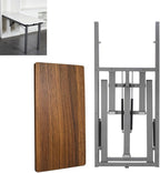 AIZYR Hidden Folding Table, Wall Foldable Table Accessories Table Shelves Floating Desk for Home Office Kitchen