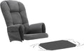 5 PCS Replacement Cushions for Glider Rockers - Thickened Non-Slip Cushions Set with Ottoman Cover & Storage Pocket, Washable & Supportive for Ultimate Comfort