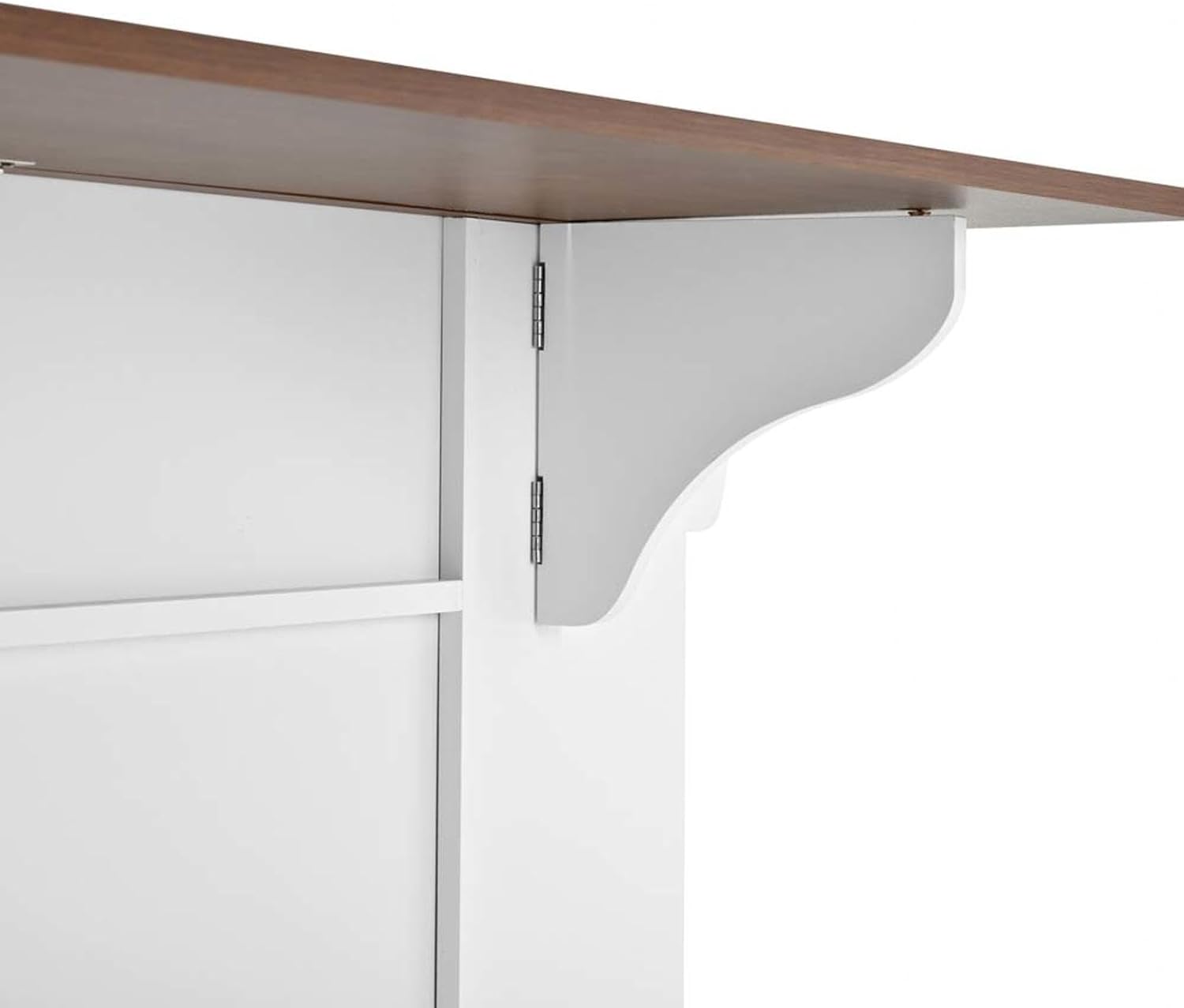 Movable Kitchen Island with Internal Storage Rack, Power Outlet and Open Shelves, Stationary Kitchen Storage Islands with Knife Holder, for Kitchen, Dining