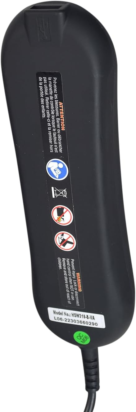 Genuine Pride OEM 10-Button 5-Pin Replacement Remote Hand Control for Pride VivaLift Lift Chair (Standard & Early Version Viva Lift 2) - (CTL1804039) for Standard & Early Version VivaLift 2 Models