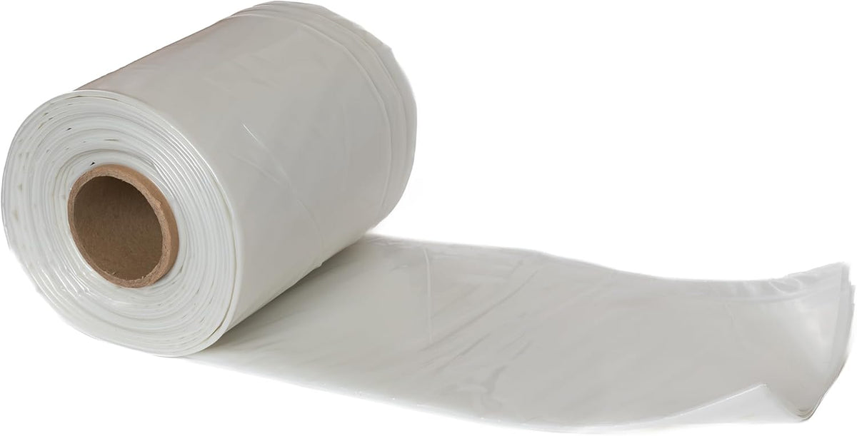 RESILIA Clear Greenhouse Sheeting - UV-Protected, Heavy-Duty Gauge Outdoor Polyethylene Cover for Weatherproofing Greenhouses, Garden, Plants, 12' by 28' Roll, 6 Mil, 0.006 Inch, Thick, Made in USA