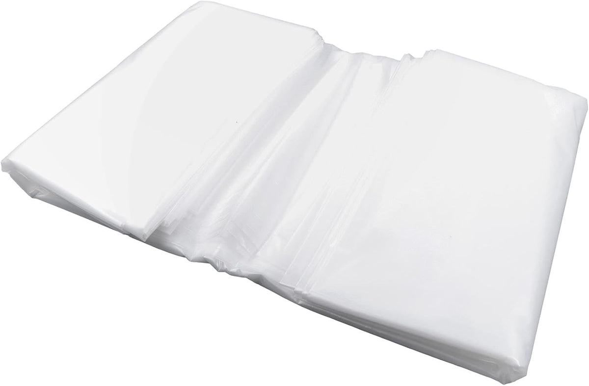 25 x 50FT Greenhouse Plastic Sheeting, 6 Mil Heavy Duty Clear Polyethylene Film, Covering for Gardening, Farming