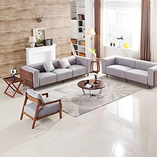 Telephone Table, Walnut Grain,Solid Wood Storage Tray X-Shaped Side Table,Telephone Magazine Table Square Side Table(Size:23.6215,7419.29in,Color:Walnut Wood)