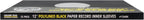 12" Premium Black Polylined Record Inner Sleeves - Archival Quality, Heavyweight Paper & Plastic #12IABK (250)