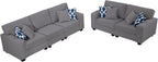 Legend Vansen Modular Sectional Sofa L Shaped Couch with Ottoman Modern Reversible Corner Sectional Couch for Living Room