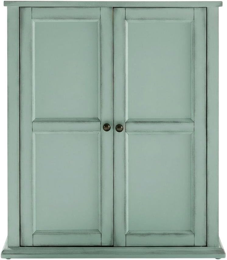 Furnifact Stackable Kitchen Storage Pantry Cabinet Brown, with Anti-tip Safety Features, Sturdy Design, Ideal for Organized Pantry Storage, Durable Construction