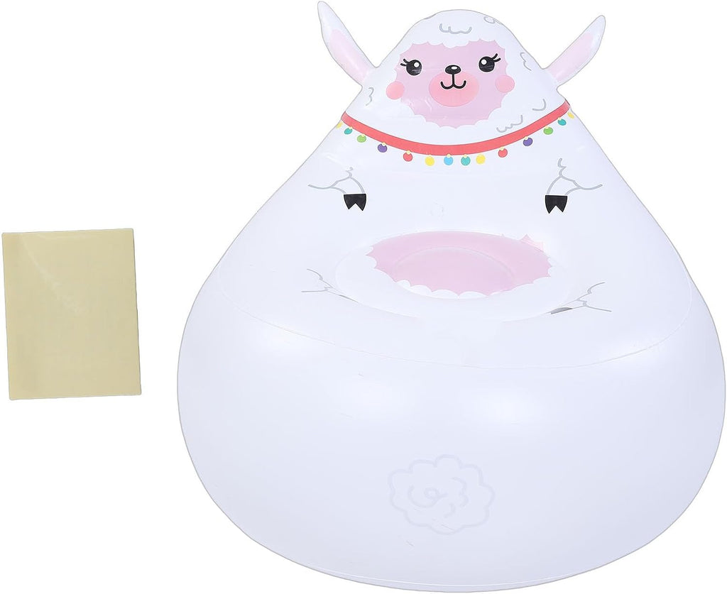 Zopsc Soft Skin Friendly Inflatable Chair, Cute Shape Air Valve for Quick Inflation