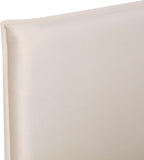 Merax King Size Upholstered Platform Bed Frame and Thick Padded Headboard