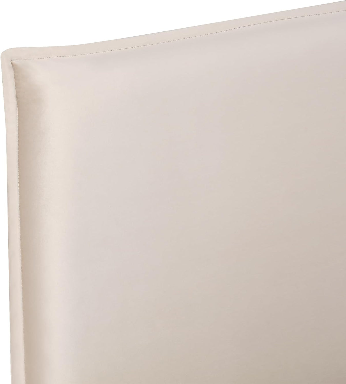 Merax King Size Upholstered Platform Bed Frame and Thick Padded Headboard
