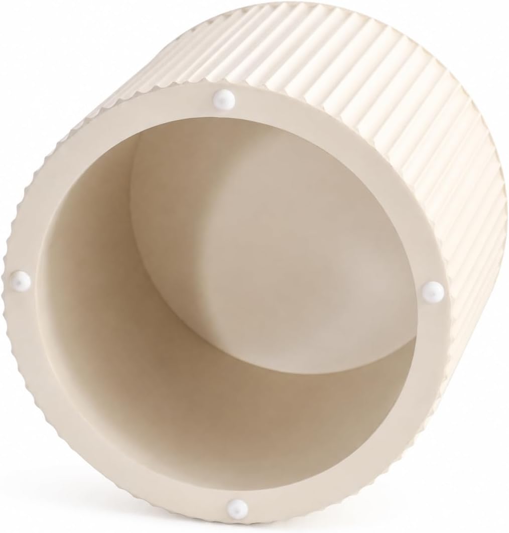 Modern Round Nesting Coffee Table Set of 2, Side Tables for Living Room