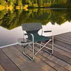 Coleman Outpost Elite Folding Camping Chair with Side Table & Cup Holder, Weather-Resistant Portable Chair with Arm Rests
