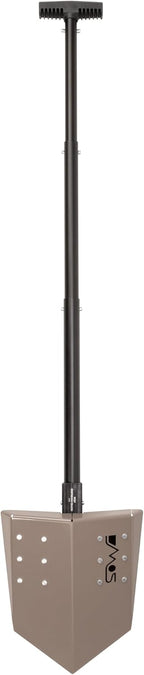 DMOS Delta Shovel - Collapsible Heavy-Duty Steel Folding Shovel for Camping, Overlanding, Survival, Military, Hunting, & Off-Road Use - Flat Dark Earth - Regular