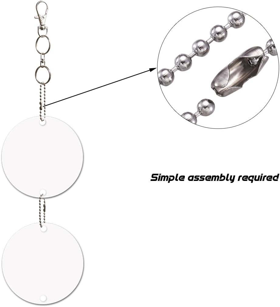 Keep Birds Away Mirror Disc, Hanging Reflectors to Scare Birds Away from Your House and Garden, 16 Round Discs