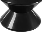 3 Layers Small Night Stand for Couch, Sofa, Modern Side Table Round End Table Sofa Stool Pedestal End Table for Living Room (Black)