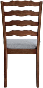 ACTU-Wood Chairs Classic Ladder Back Dining Chairs Set of 2, Cherry Color
