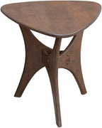 INK+IVY Blaze Accent Tables - Wood Side Table - Pecan, Mid-Century Modern Style End Tables - 1 Piece Small Tables For Living Room