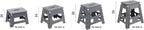 Arregui TB-027-G - Multi-purpose folding stool, 290 x 220 x 270mm, Grey.