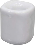 Kheops 5 pcs Ceramic Chime Ritual Spell Candle Holders - White