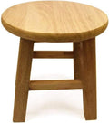Footstool, Wooden Small Wooden Stools - and Fashionable Footstools, Compact and Lightweight Non-Slip Stools, Small Round Stools