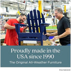 POLYWOOD Presidential Rocking Chair in Slate Grey