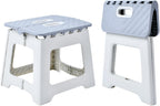 Folding Step Stool for Adults, Bathroom Stool, Plastic Pink Stepping Stool for Living Room, Compact Fold Up Step Stool, Small Kitchen Foot Stool