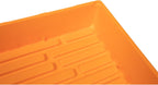 SUNPACK 10" x 20" Mega Plastic Seed Starting Tray, Orange, 2.5" (Pack of 30) - No Drainage Holes, Ideal for Greenhouses or Indoor Gardening - Made of Thick, Strong Plastic