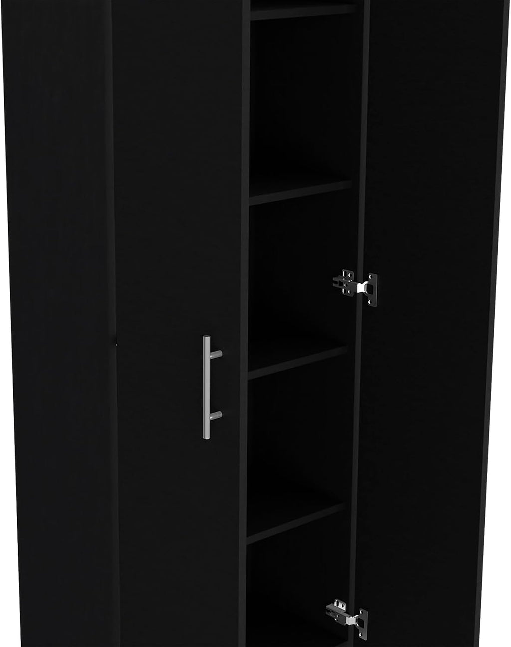 Pantry Cabinet Clinton, Kitchen, Black