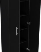 Pantry Cabinet Clinton, Kitchen, Black