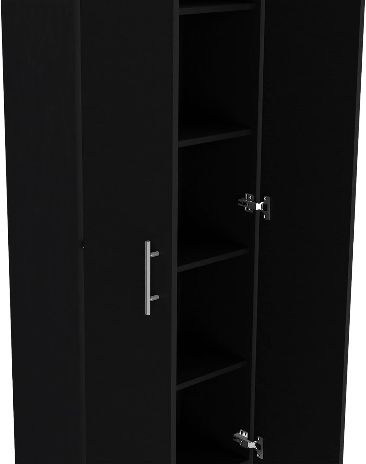 Pantry Cabinet Clinton, Kitchen, Black