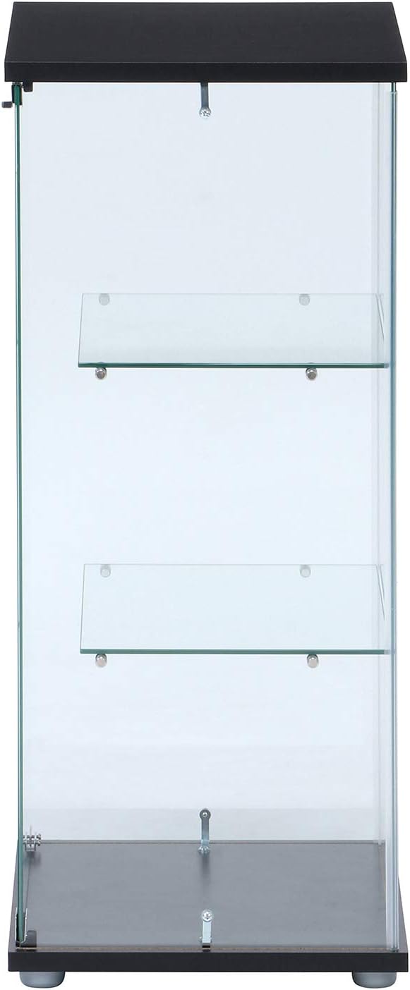 不二貿易(Fujiboeki) 3 Tiers Glass Collection Case, 高さ86cm, Clear