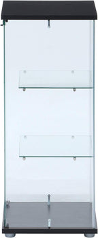 不二貿易(Fujiboeki) 3 Tiers Glass Collection Case, 高さ86cm, Clear