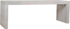 East at Main Karson Solid Wood Bench – Mango Wood Dining Bench or End of Bed Bench, Light Natural Finish, Entryway Bench for Bedroom, Living Room, or Hallway