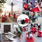 Modern Fibers 360° Swivel Gyro Chair - Indoor/Outdoor Slish Design, 220 lbs Capaci, Ideal for Home, Patio, Garden, Dining, Relaxat & Slish Decor.