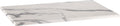 HBS 30" x 48" White Marble, Indoor/Outdoor All-Season EnduroTop Table Top