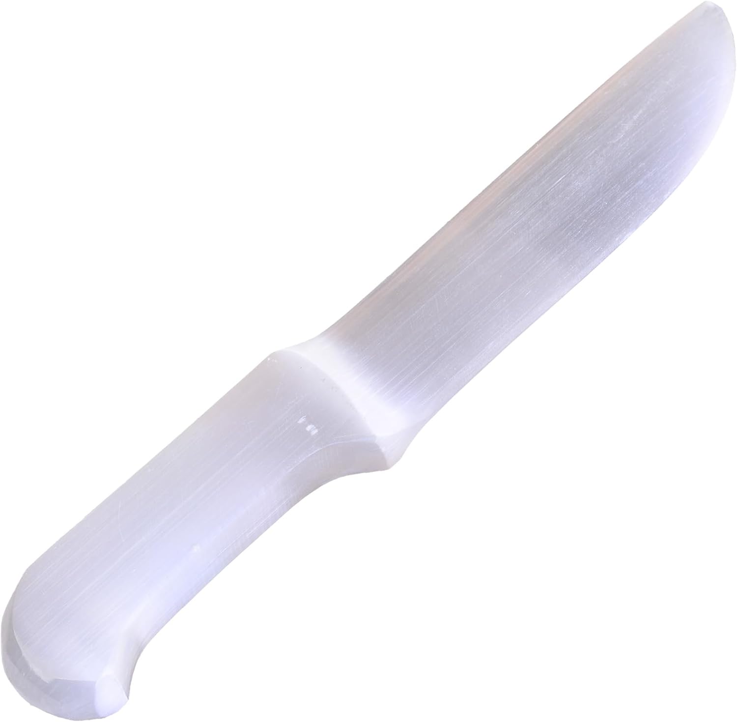 JIC Gem Selenite Crystal Knife White Crystals and Healing Stones for Cutting Etheric Cords 1pc 7.8-10 Inch