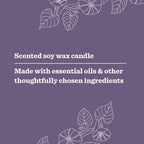 MRS. MEYER'S CLEAN DAY Garden Heirloom Scented Soy Candle, Large, Moonflower Scent, 14 Ounce Candle