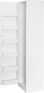 Modern Freestanding Kitchen Pantry Cabinet,Wooden Storage Cabinet with Doors & Shelves, Tall Buffet Sideboard for Kitchen, Living Room and Dinning Room