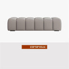 Modern Fabric Bed end Bench Long Bedroom Dressing Room Sofa Entryway(XL)