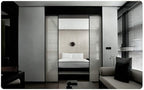Wall Mirror Modern LED Bathroom Mirror with Defogging Backlit Bathroom Mirrors with Light and Touch Sensor Switch Demister Pad (Color : D Size : 50CMx70CM) (D 70CMx90CM)